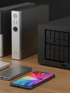 Best external hard drives 2026 collection on modern desk