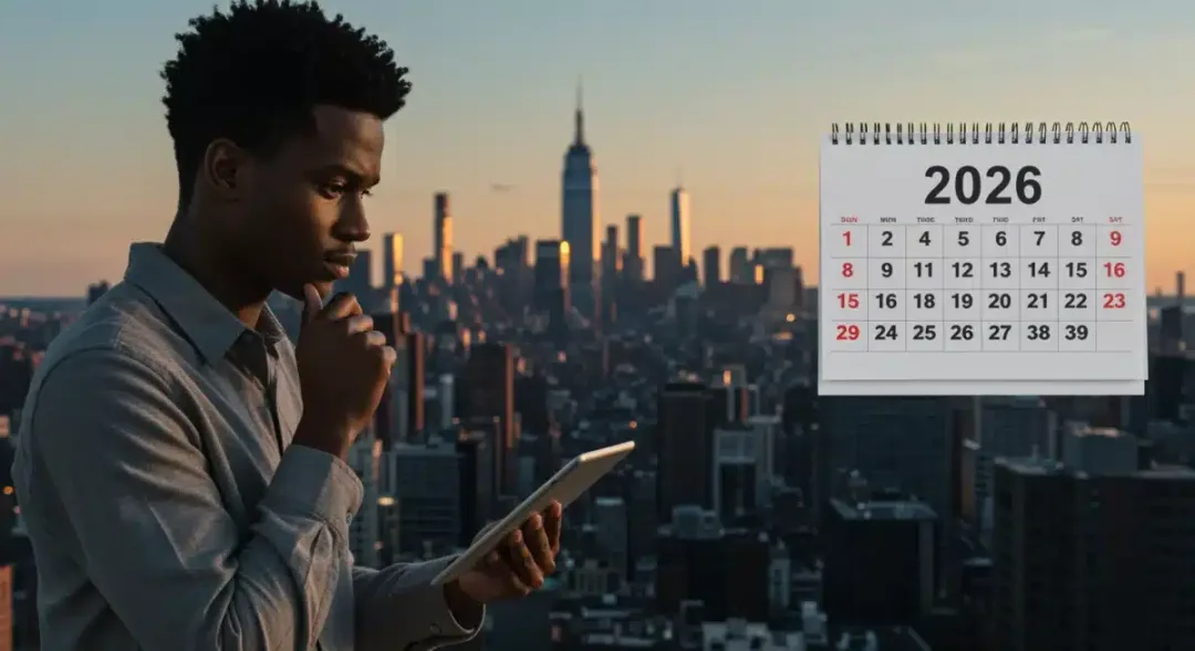 Person reviewing unemployment benefit information for 2026 on a tablet