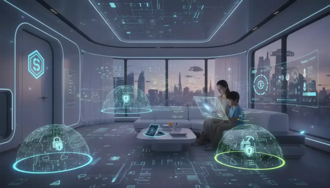Smart home with advanced digital footprint protection devices