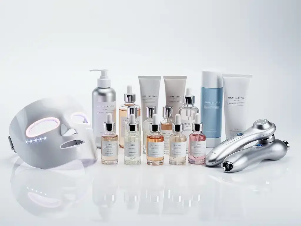 Advanced skincare products and devices for home use