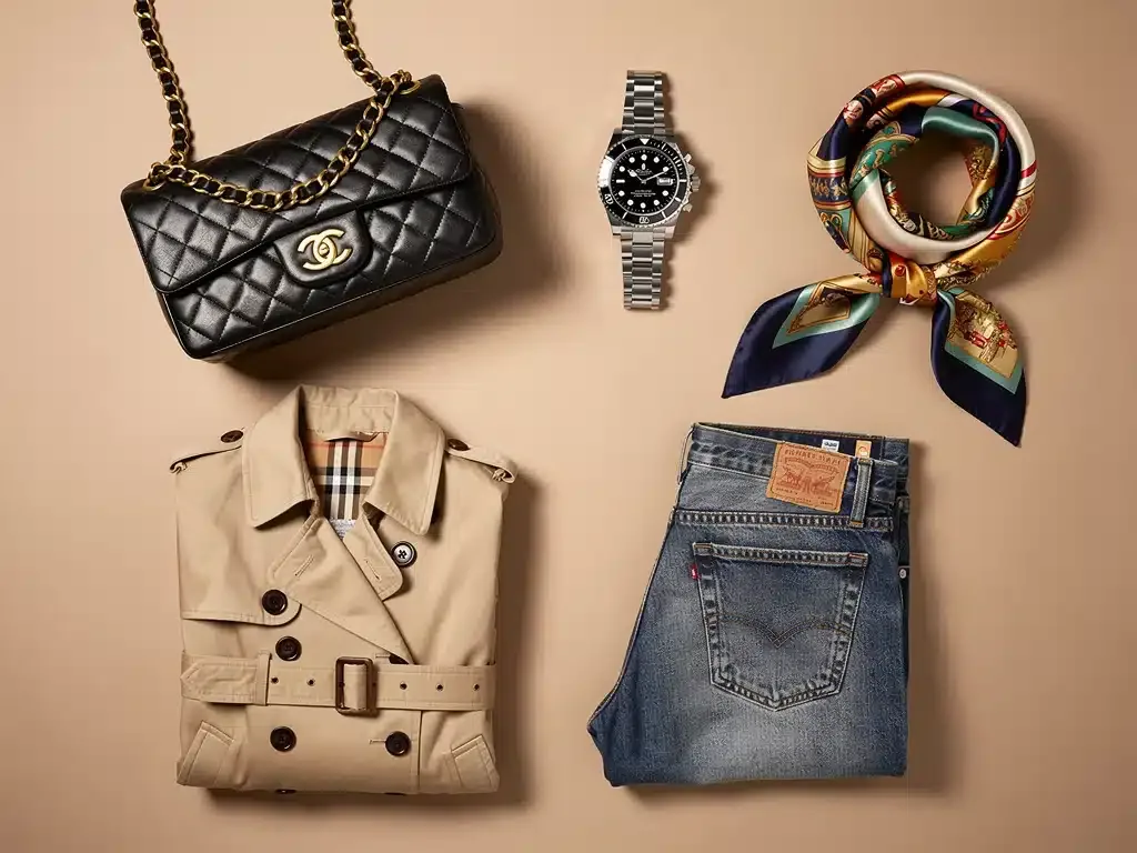 Collection of timeless fashion pieces retaining high value