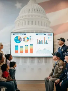 Americans reviewing 2026 Federal Benefits Updates on a screen