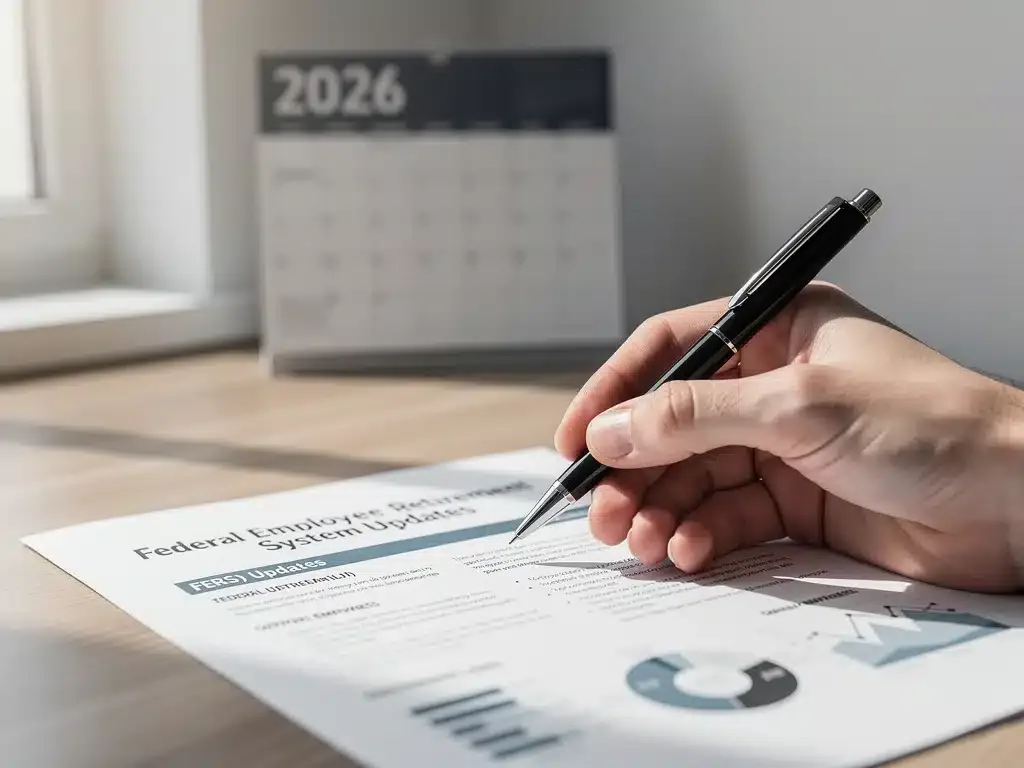 Federal employee reviewing FERS annuity updates for 2026