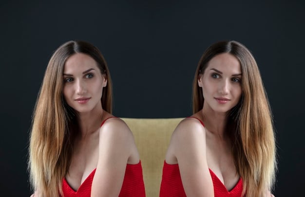 A split screen showing two different scenes: On one side, a young woman in the US is watching a K-drama on her laptop, smiling and looking engaged. On the other side, the laptop screen shows a scene from a popular K-drama, with vibrant colors and emotional expressions.