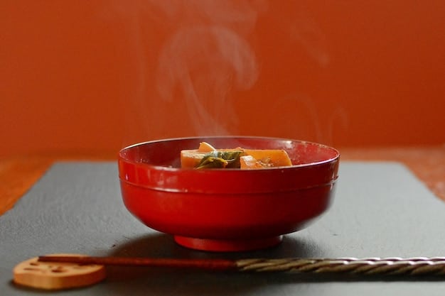 A close-up shot of a comforting bowl of kimchi jjigae with steam rising from it, set against a backdrop of a cozy, warmly lit kitchen scene from a popular K-drama. The focus is on the rich color and texture of the stew, highlighting its inviting and comforting qualities.