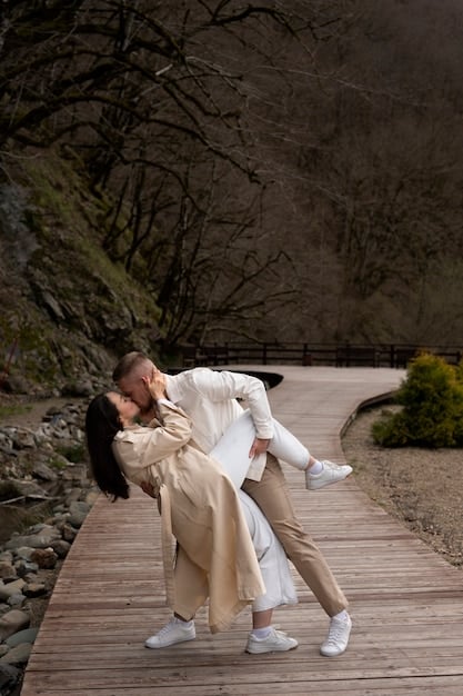 A still from a popular K-drama showing the male lead giving the female lead a piggyback ride. It's a sweet and tender moment, highlighting the romantic connection between the characters.