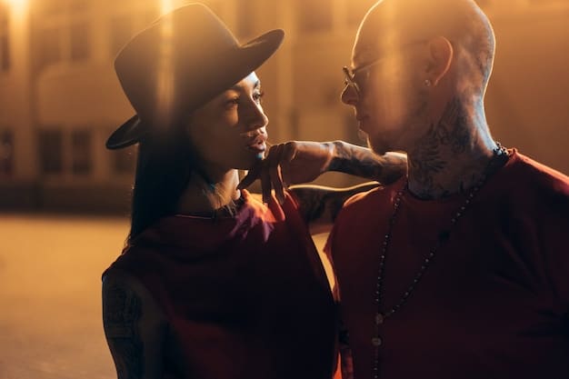 A close-up shot featuring two characters in a K-drama embraced in a warm, golden-toned scene. The color grading emphasizes hues of amber and soft yellows to create a romantic and nostalgic atmosphere. The background is softly blurred to keep the focus on the characters' expressions.