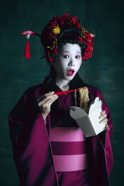 A close up shot of a character in a Chinese Drama, perhaps in period clothing for an older drama or dressed in a modern outfit for a romance. The lighting is vibrant and colorful.