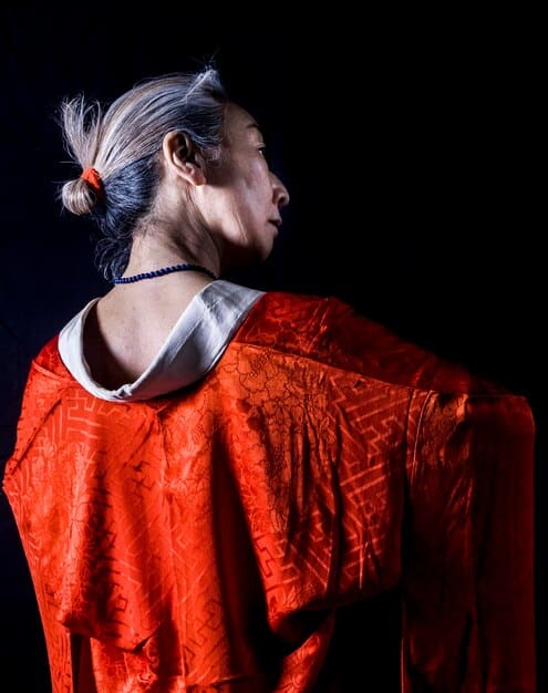A split image; on one half, a still from a historical C-drama showing an actress in a detailed Hanfu; on the other half, a modern C-drama still featuring an actress in contemporary business attire.