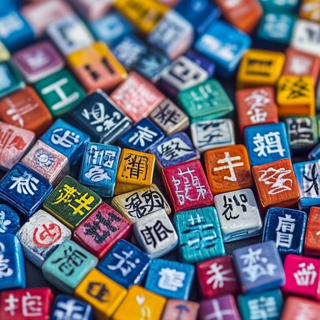 A vibrant graphic with various common Chinese slang phrases written in both Chinese characters and pinyin, alongside their English translations.