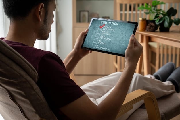A person sitting on a couch, holding a tablet displaying a J-drama with professionally translated subtitles. The setting is a modern living room, cozy and inviting.