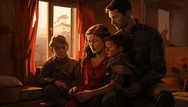 A heartwarming image of a family in a J-slice-of-life drama, depicting a typical scene like having dinner together, playing in a park, or celebrating a birthday. The image should convey a sense of warmth, comfort, and everyday joy, typical of the slice-of-life genre.