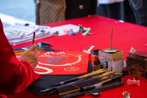 Members of a Japanese drama fan club participating in a collaborative fan art project, each contributing their unique artistic skills to depict a scene from their favorite drama.
