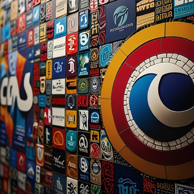 A collage showcasing logos of popular US streaming services, like Netflix, Hulu, Disney+, HBO Max, and Paramount+, arranged to highlight the diversity and appeal of bundled offerings.