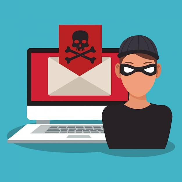 A graphic representation of a phishing email disguised as a legitimate streaming service notification, illustrating a typical streaming scam.