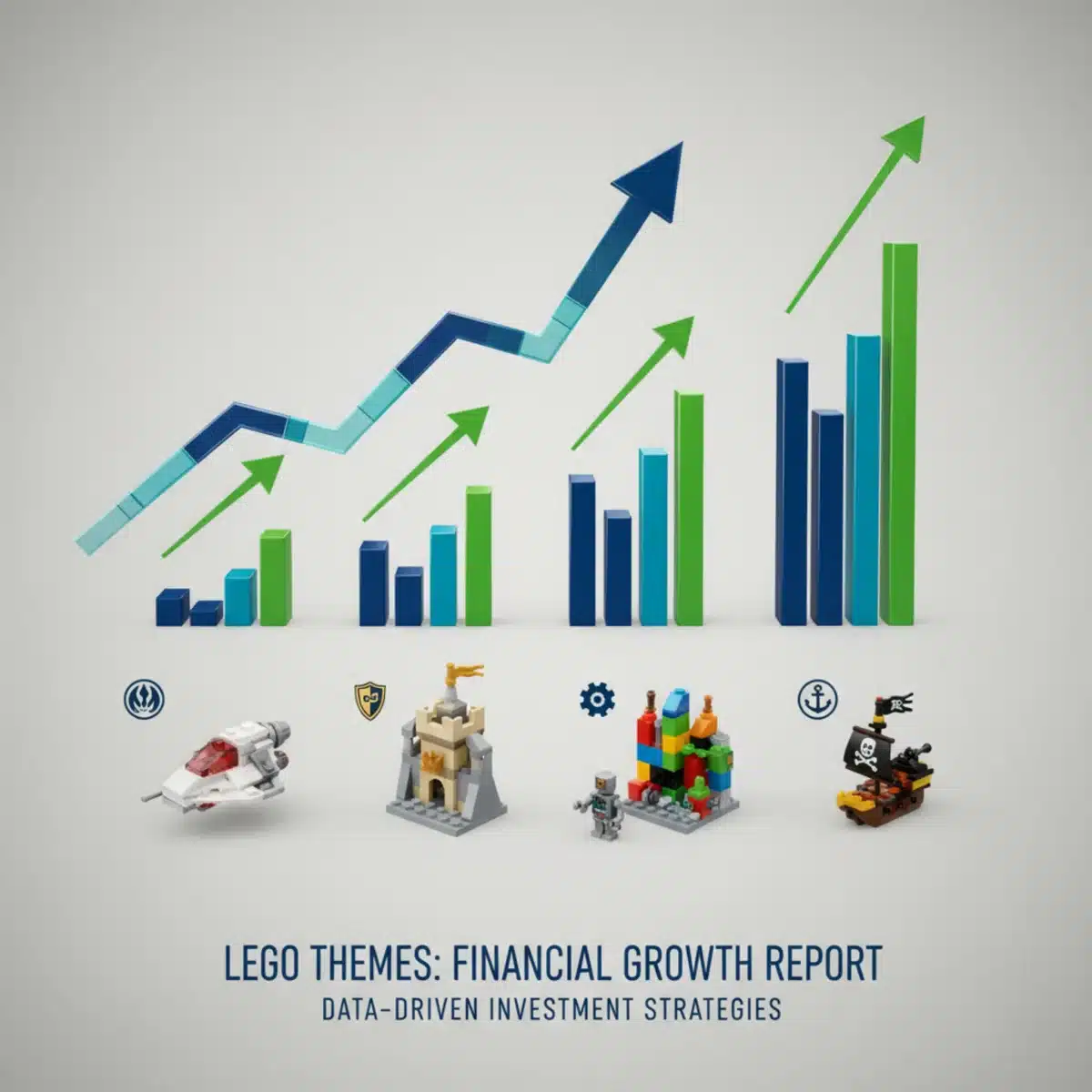 Infographic illustrating Lego set value appreciation and market trends