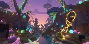 New Minecraft biome with unique plants and a friendly mob