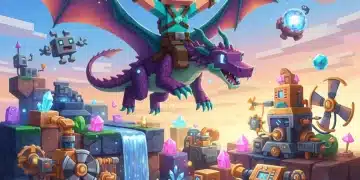 Minecraft Modding 101: A Beginner's Guide for 2025 Minecraft character exploring a vibrant modded world with custom creatures and structures.