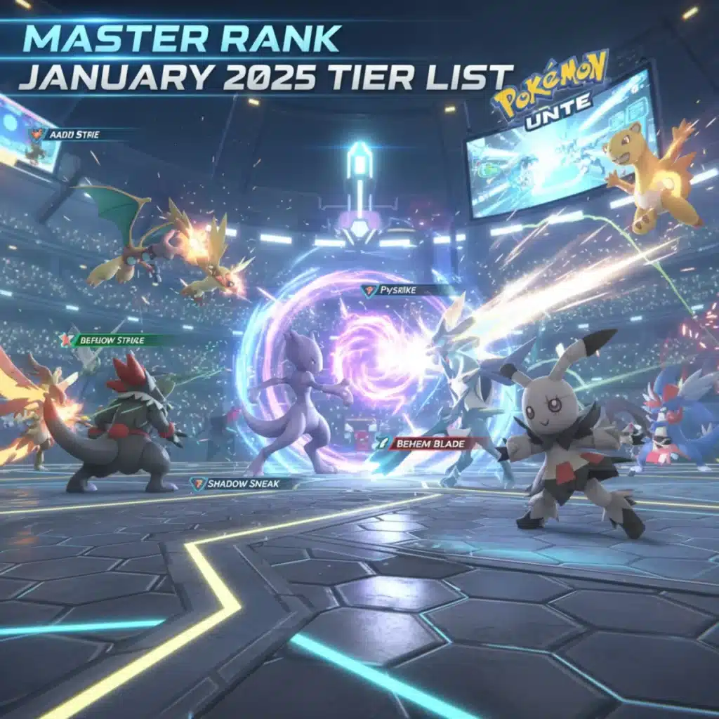 Pokémon Unite: Master Rank Tier List for January 2025