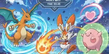 Pokémon Unite: Dominate Ranked Matches with Overpowered Builds Three powerful Pokémon from Pokémon Unite in action, ready to dominate a ranked battle