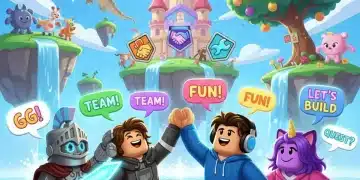 Roblox Group Strategies: Build Community, Boost Game Popularity Roblox avatars actively engaging in a game, representing a thriving community and successful group strategies.