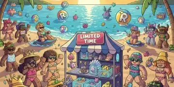 Roblox avatars enjoying the 2025 Summer Event with exclusive items