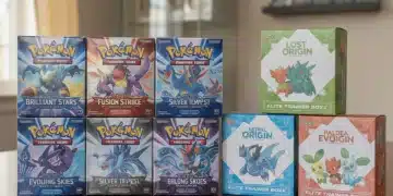 Pokémon TCG Investing: Sealed Products to Double Value by 2026 Assortment of sealed Pokémon TCG booster boxes and elite trainer boxes ready for investment