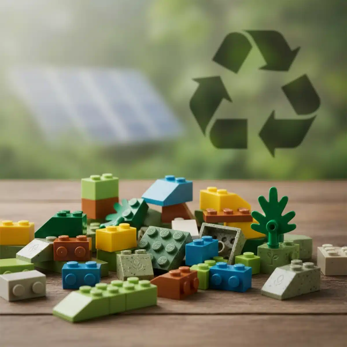 Sustainable plant-based Lego bricks